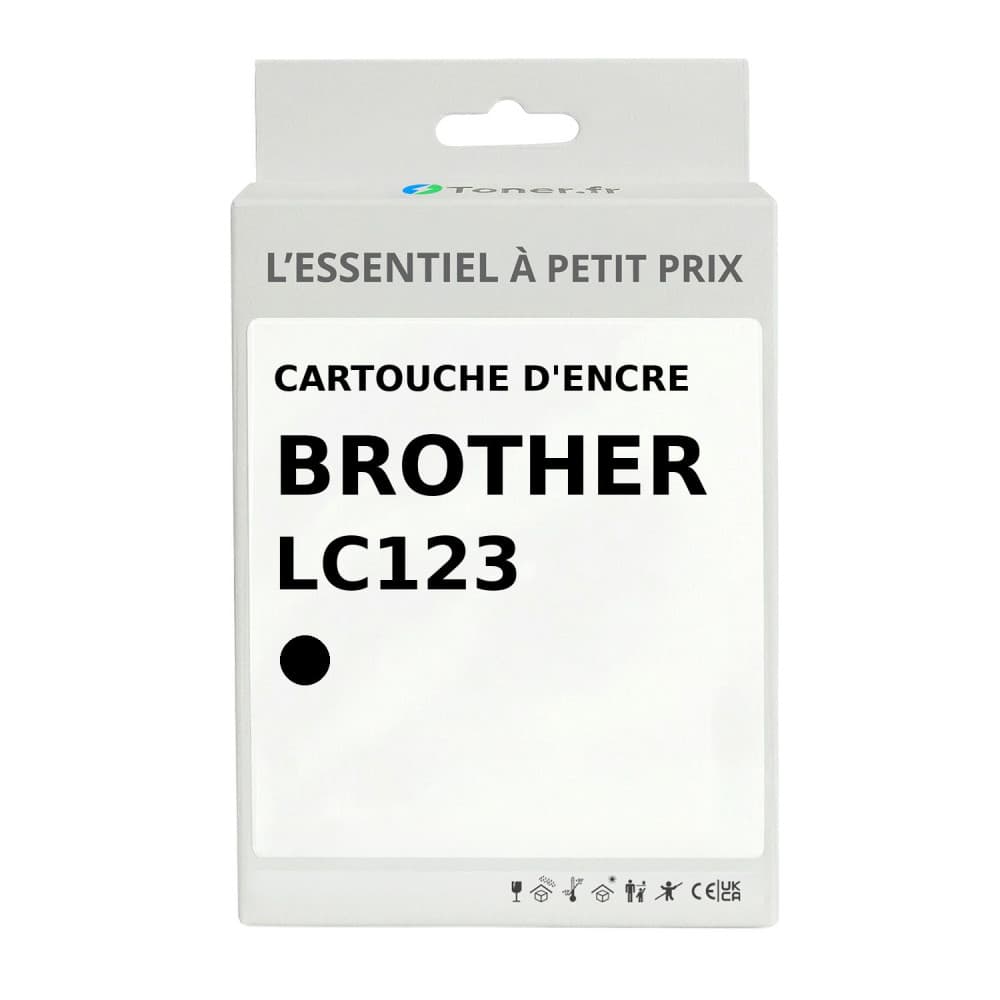Cartouche d'encre compatible Brother LC123 Noir
