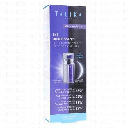 TALIKA Eye Quintessence - Soin anti-âge Jour & Nuit 2x10ml
